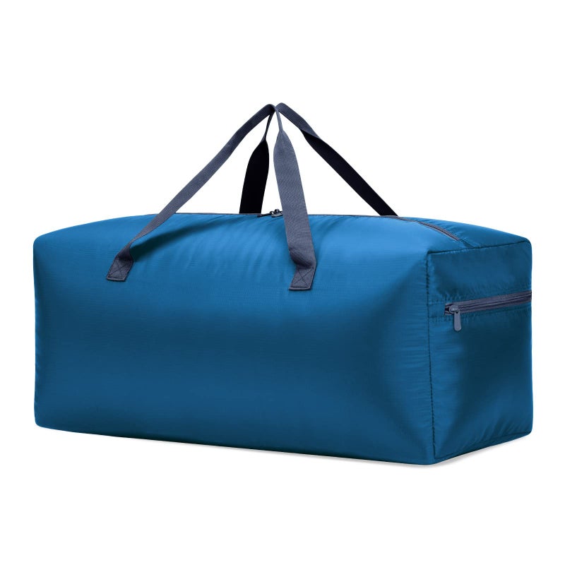 iFARADAY Foldable Duffel Bag 30" / 75L Lightweight with Water Rresistant for Travel-Blue - Image 1